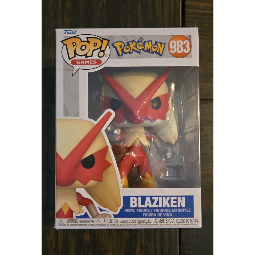 Funko Pop Pokémon Blaziken #983 Vinyl Figure 2024 Games Series New‎ In Box!!